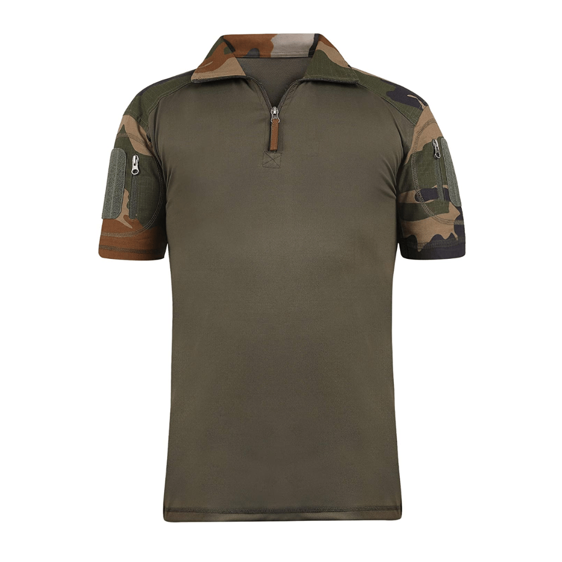 Men's Camo-Sleeve Training T-Shirt - Image 2