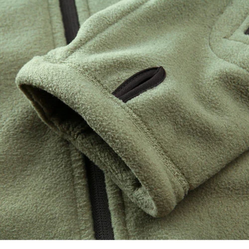 Custom Tactical Fleece Hoodie With Thumb-Holes And Pockets - Image 7