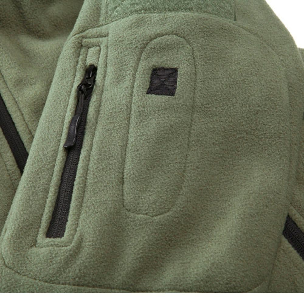 Custom Tactical Fleece Hoodie With Thumb-Holes And Pockets - Image 8