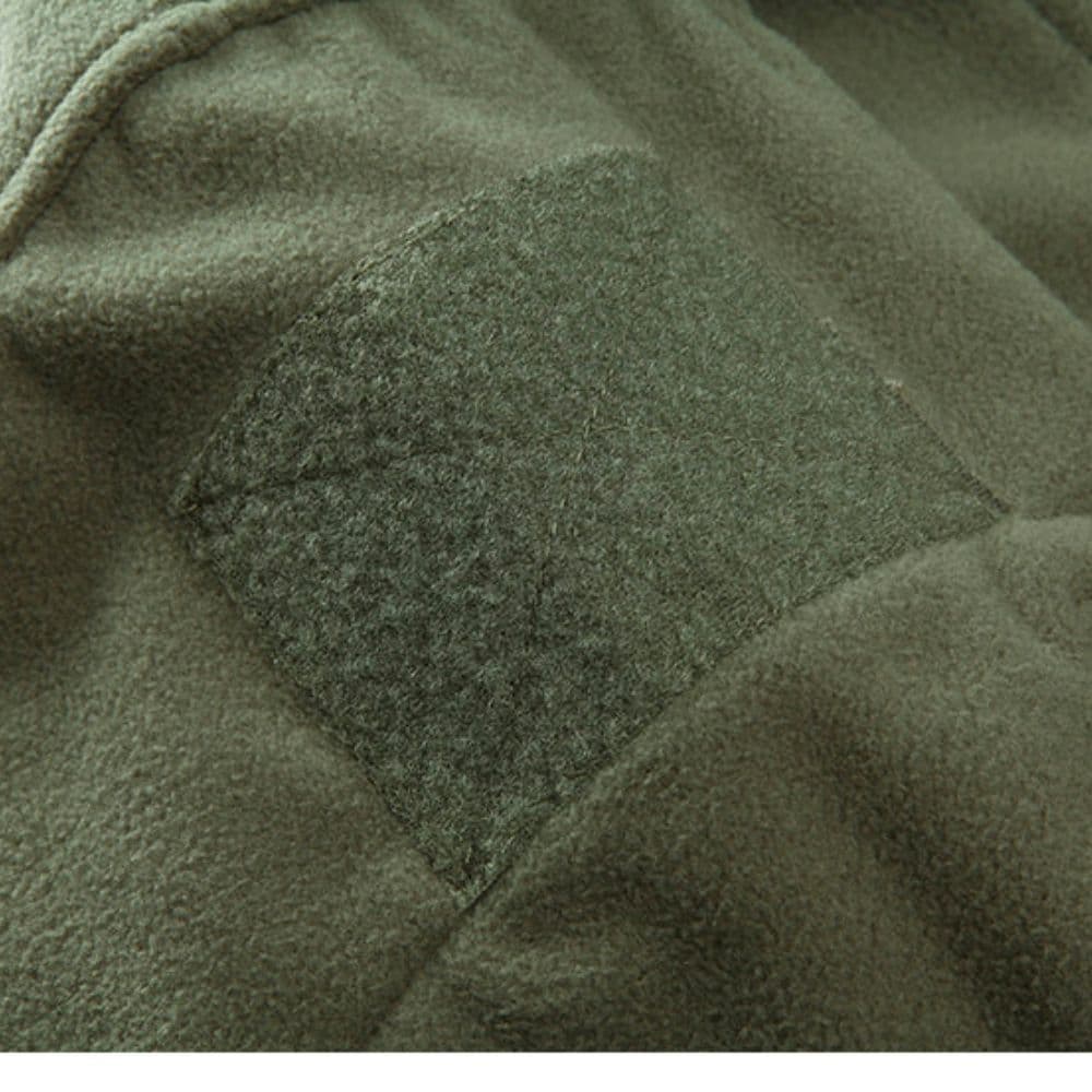 Custom Tactical Fleece Hoodie With Thumb-Holes And Pockets - Image 9