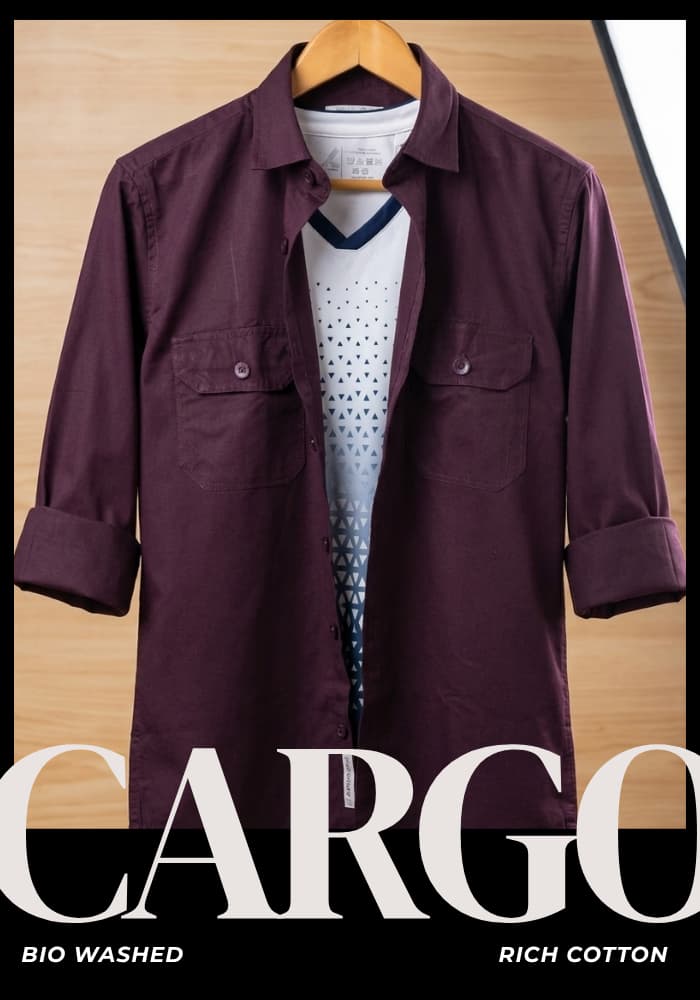Double Pocket Cargo Shirts - Image 2
