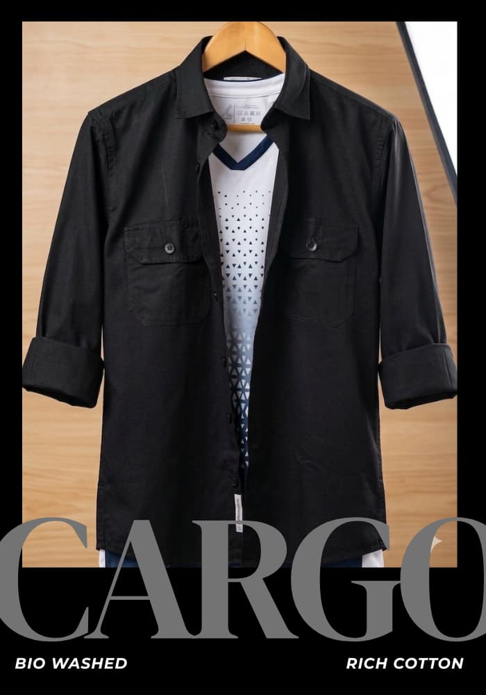 Double Pocket Cargo Shirts - Image 4