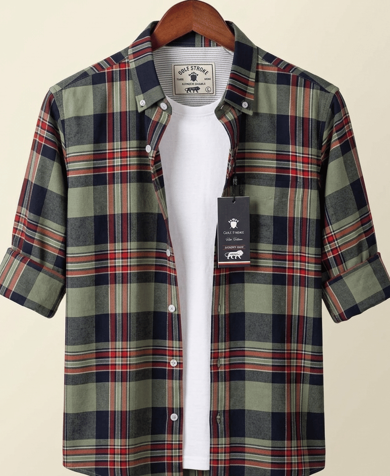 Oxford Check Shirts2 - Image 2