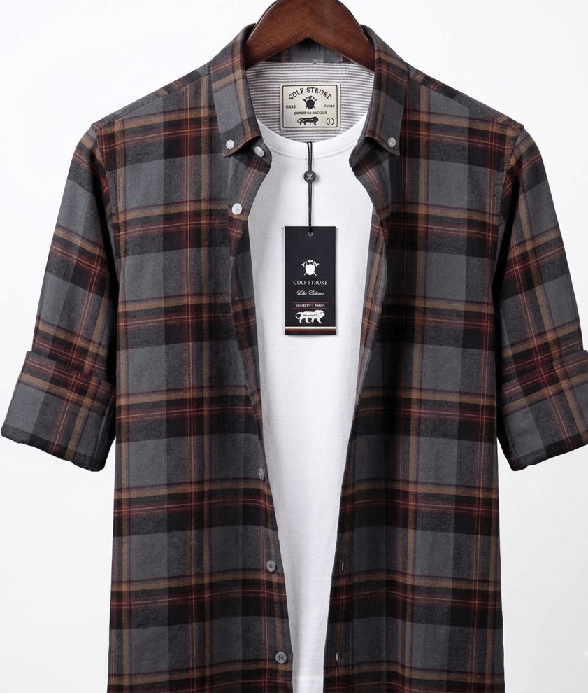 Oxford Check Shirts2 - Image 3