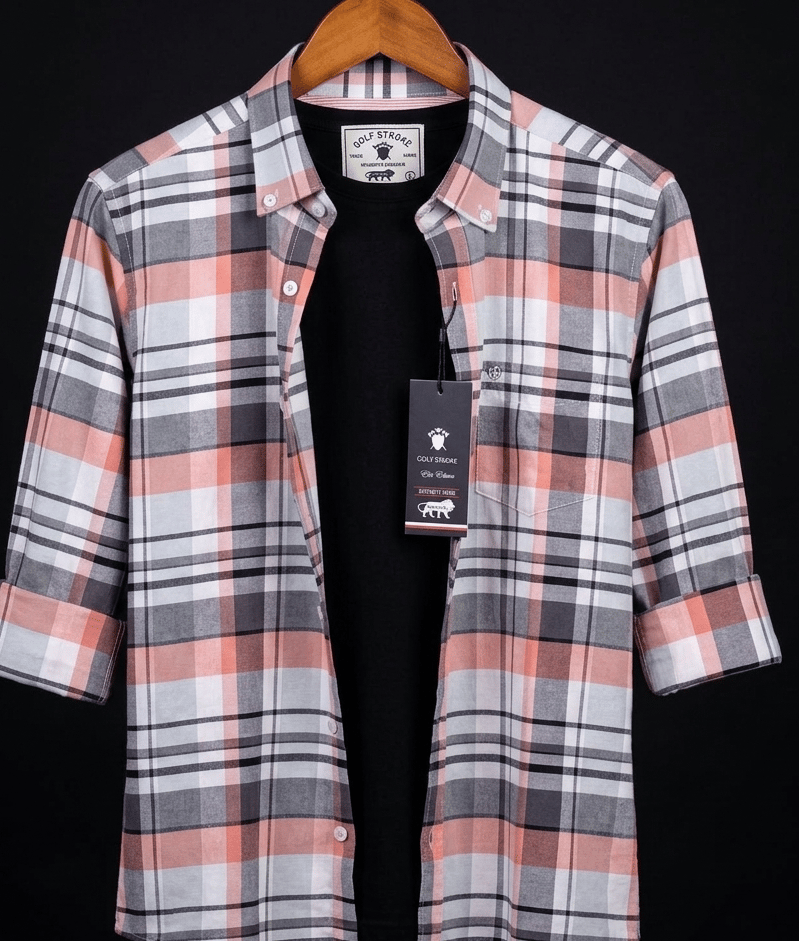 Oxford Check Shirts2 - Image 4