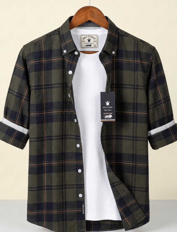 Oxford Check Shirts2 - Image 6
