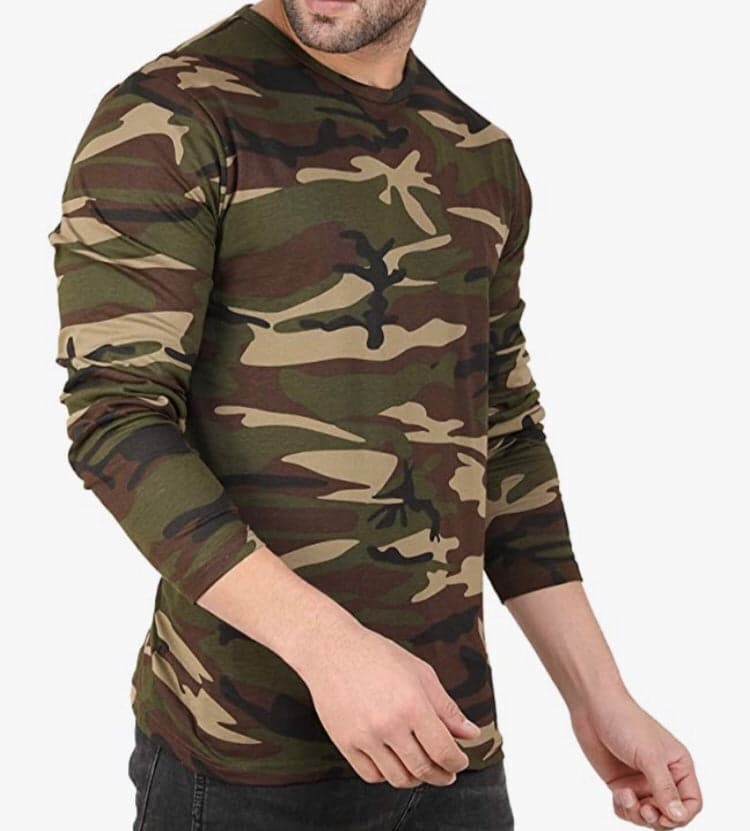 Long Sleeves Camo T-Shirt-Ssb - Image 3