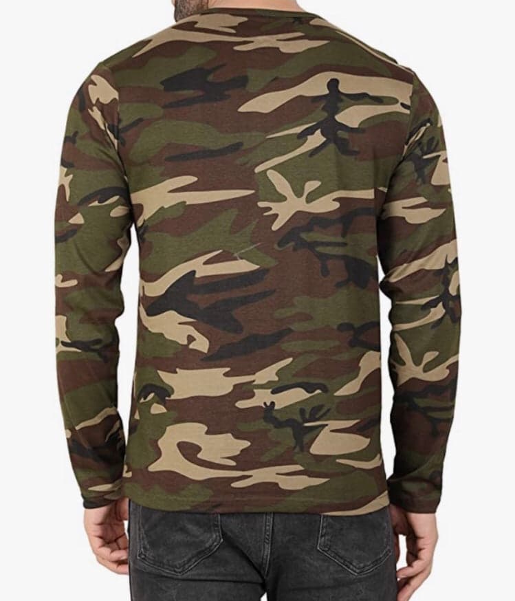 Long Sleeves Camo T-Shirt-Ssb - Image 4