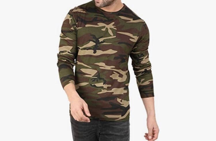 Long Sleeves Camo T-Shirt-Ssb - Image 5