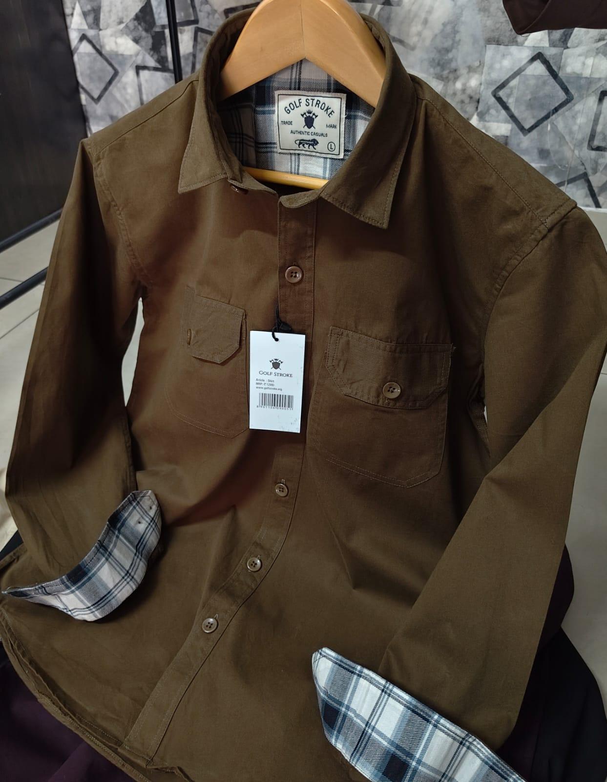 Double Pocket Cargo Shirts2 - Image 2