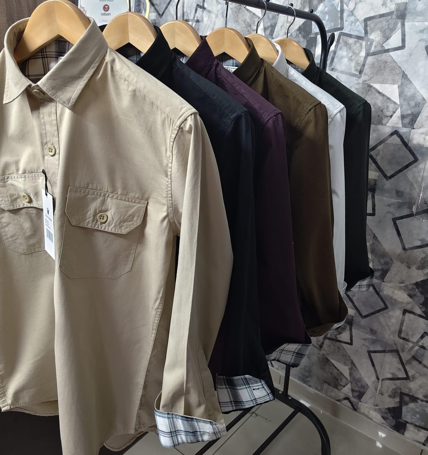 Double Pocket Cargo Shirts2