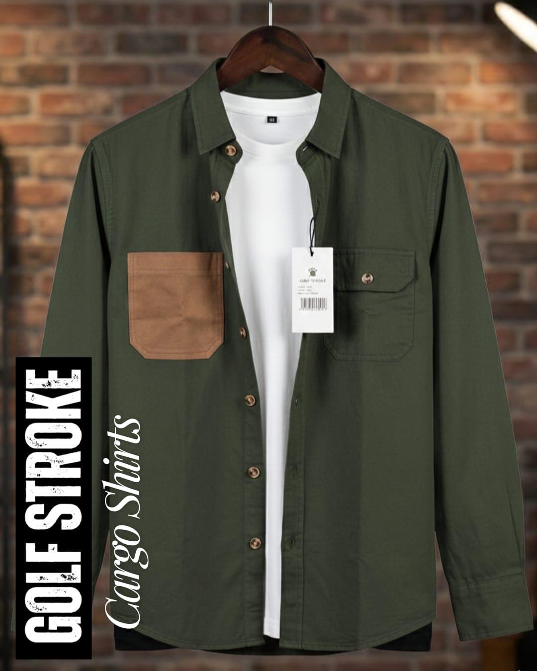 Cargo Shirts With Patch Pocket