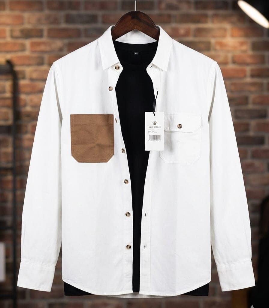 Cargo Shirts With Patch Pocket - Image 4