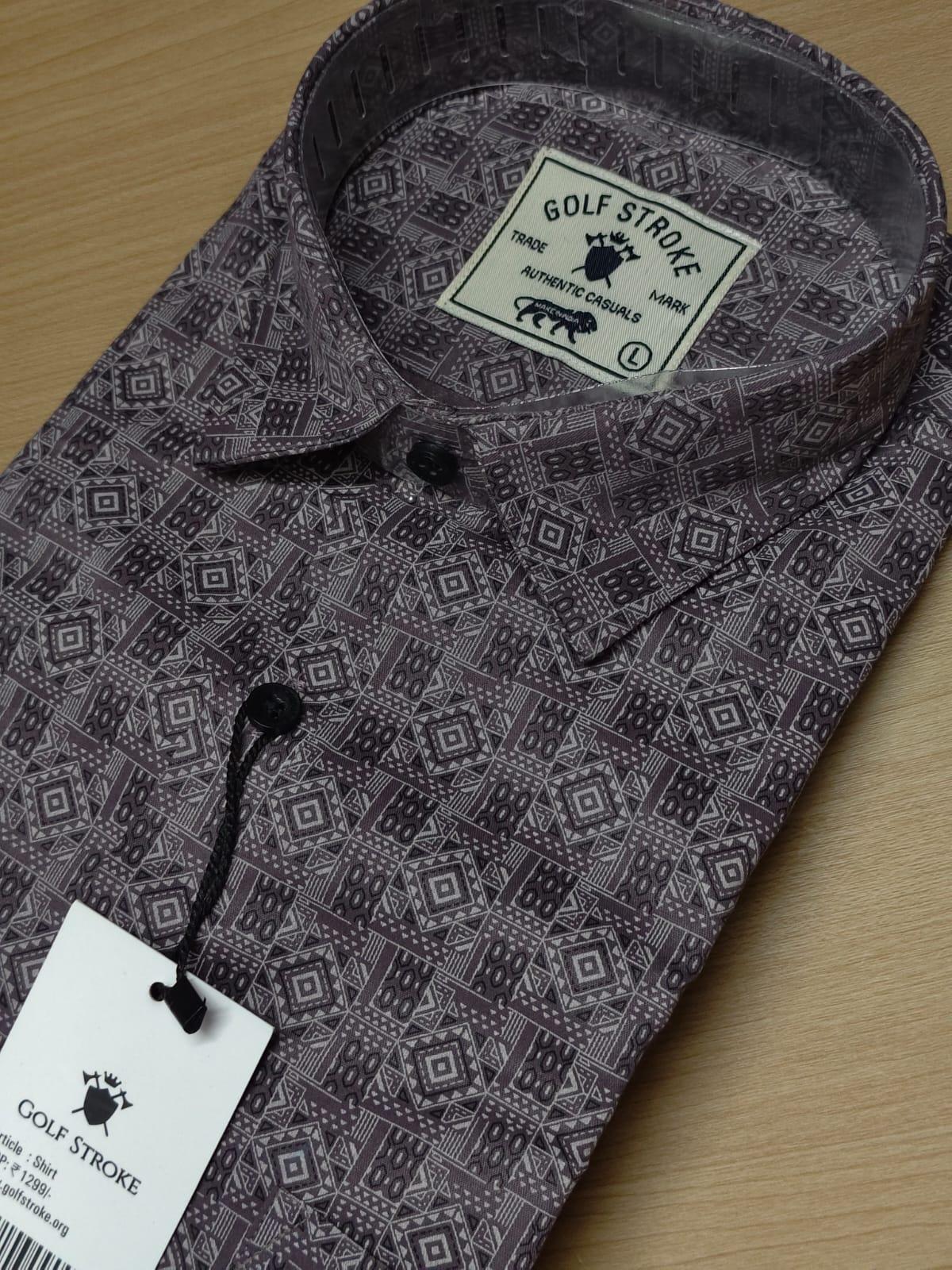 Over All Printed Shirt
